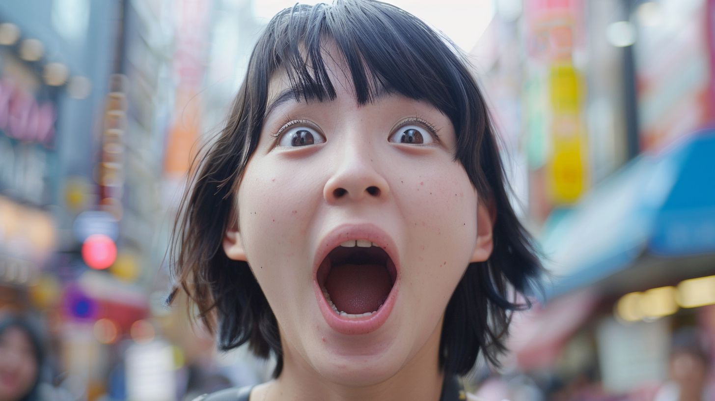 大口女子画像　埼玉県　蓮田市　2024年12月30日　のどちんこ見せ　画像