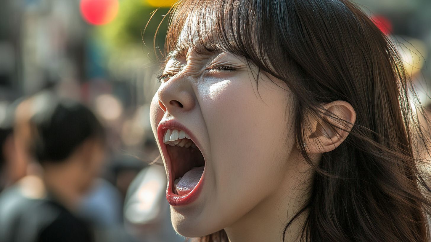 大口女子画像 栃木県 鹿沼市 2025年10月11日 のどちんこ見せ 画像