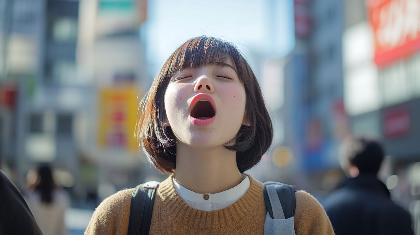 口を開ける画像 愛知県 田原市 2025年11月21日 のどちんこ見せ 画像