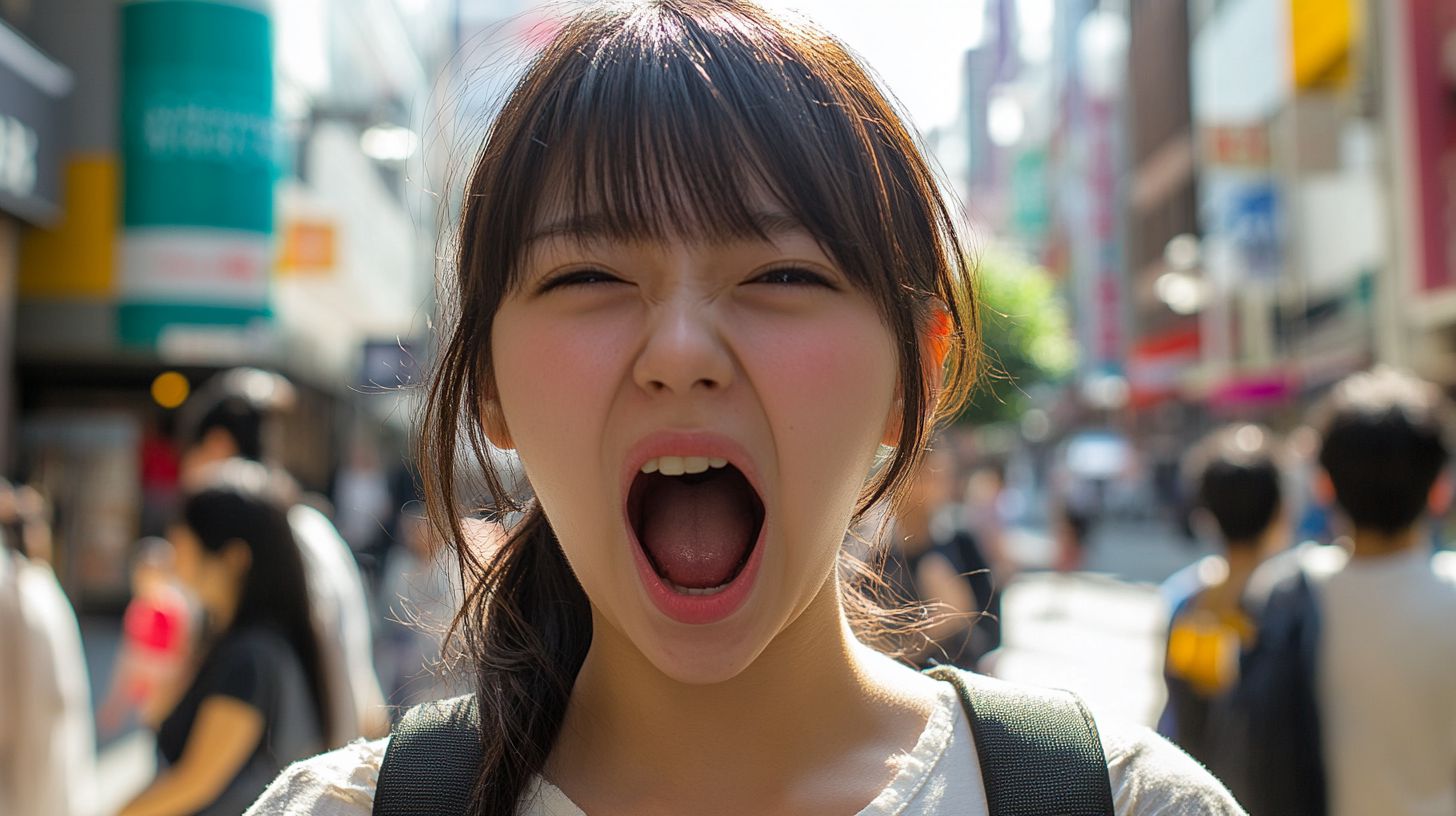 口を開ける画像　愛媛県　新居浜市　2026年02月24日　ダッチワイフ顔　画像