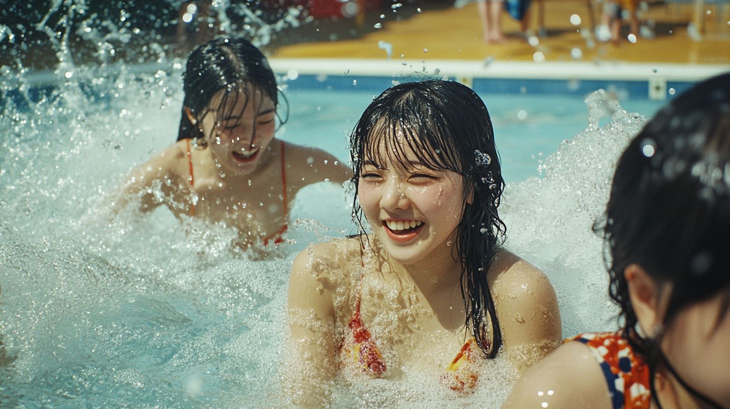 プール画像　大分県　中津市　2024年10月14日　公共プール　画像