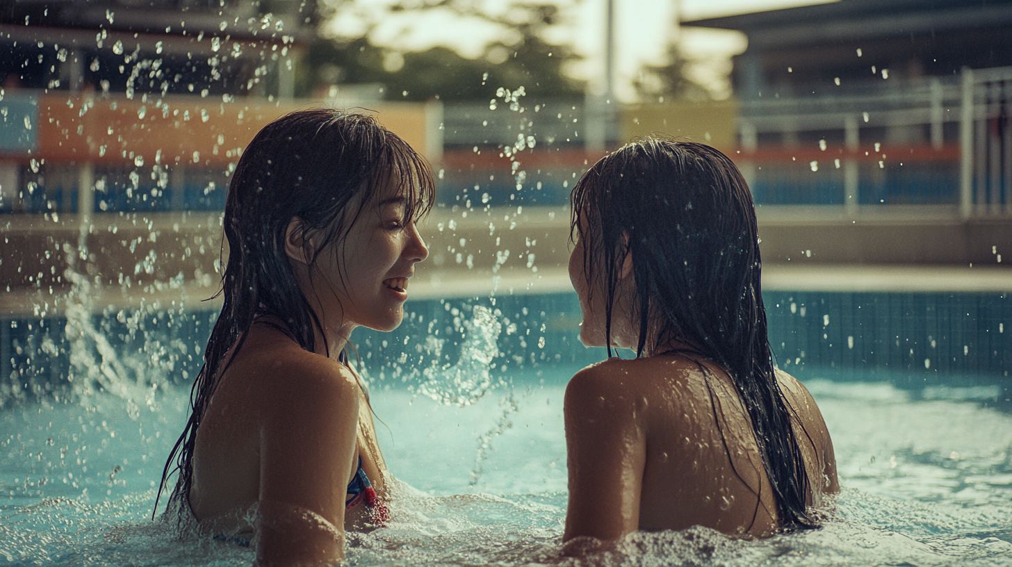 プール画像　長野県　伊那市　2025年02月11日　プール女子　画像