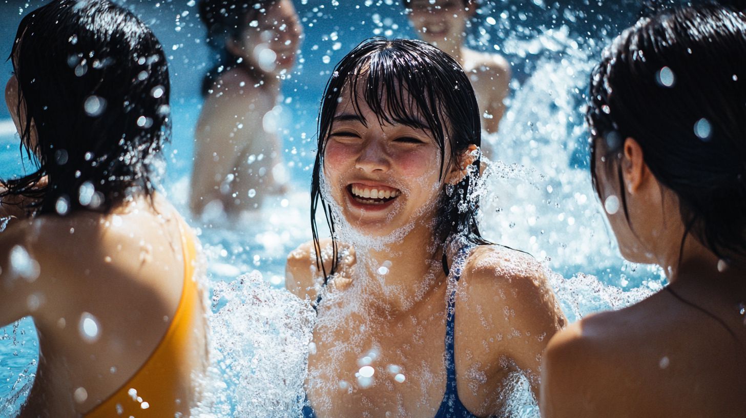 プール画像　北海道　旭川市　2025年07月11日　プール　画像