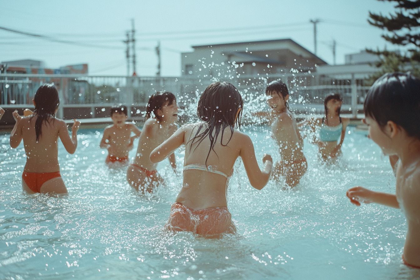 プール画像　埼玉県　和光市　2025年09月19日　プール女子　画像