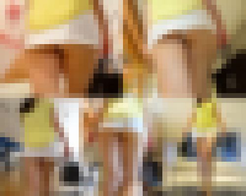 【激短ミニスカの中の秘密】パンティを飲み込む肉厚尻怪獣登場！ サンプル画像