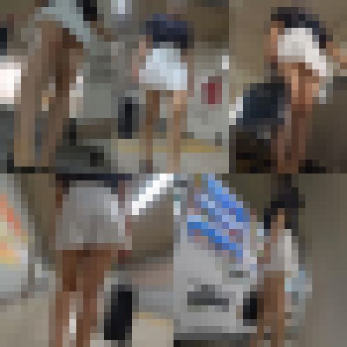 【お姉さんのスカートの中の秘密】☆豊満なお尻肉に埋もれたTバック！ サンプル画像