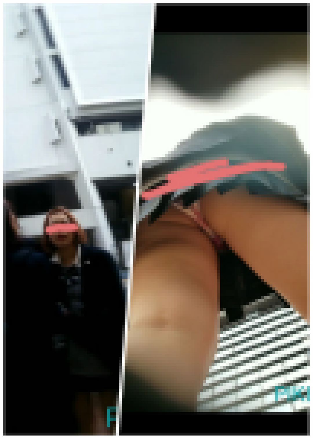 派手な下着JKを下から。 サンプル画像