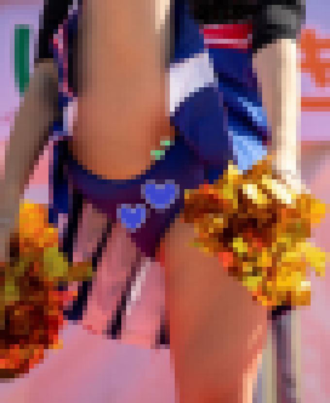 【写真高画質】チア２５　有名青アンスコ超本格派！part5【Kの者】 サンプル画像