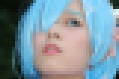 コスプレイヤーの顔面アップ009 サンプル画像