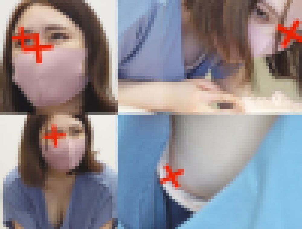 【胸チラ】救命講習中⑫ サンプル画像