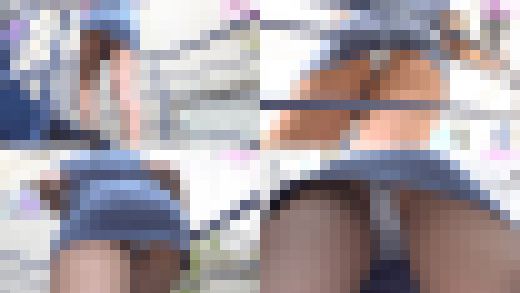例のデカ尻OLさん、ミニスカート私服でもパンチラ見られちゃった（1） サンプル画像