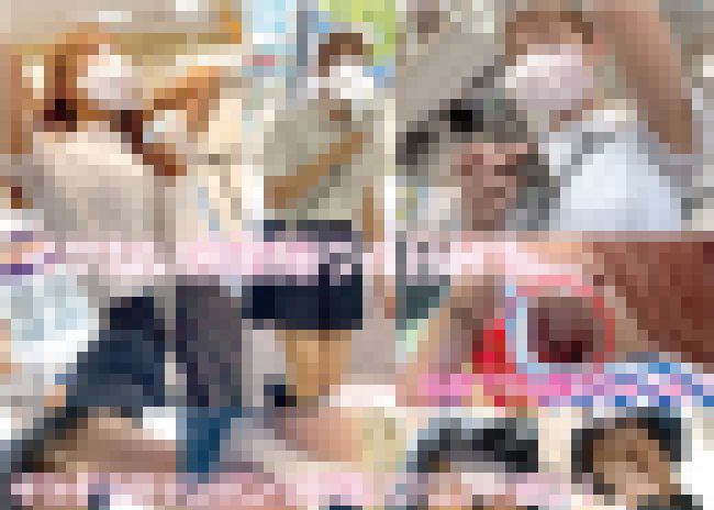 [4K]S美女発見！密着４日！フロント特盛！ブラも見えたw サンプル画像