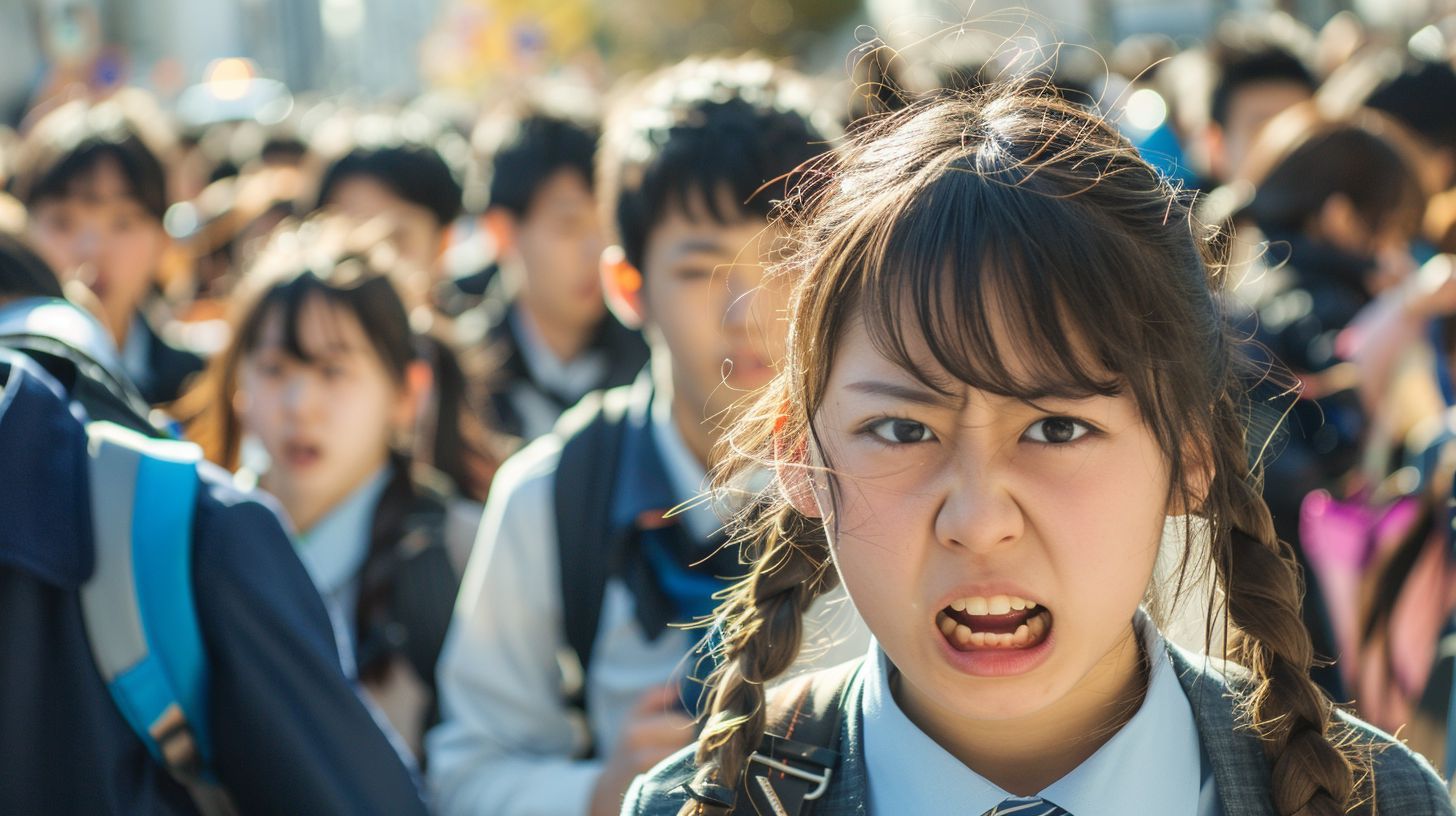 集団パニック 東京都 多摩市 2024年01月26日 集団パニック女性 画像
