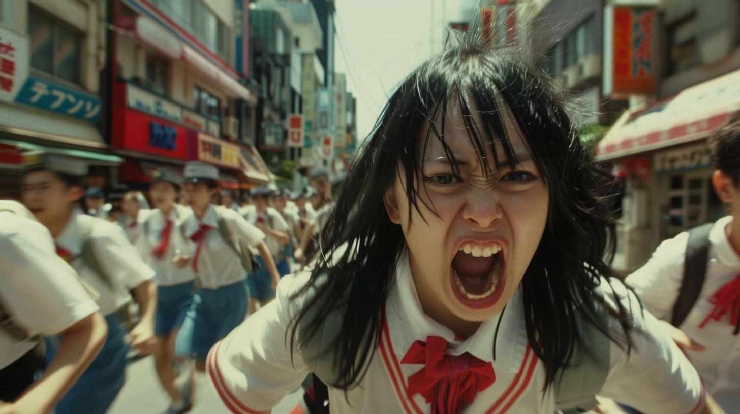 集団パニック　青森県　五所川原市　2024年02月09日　集団パニック女性　画像