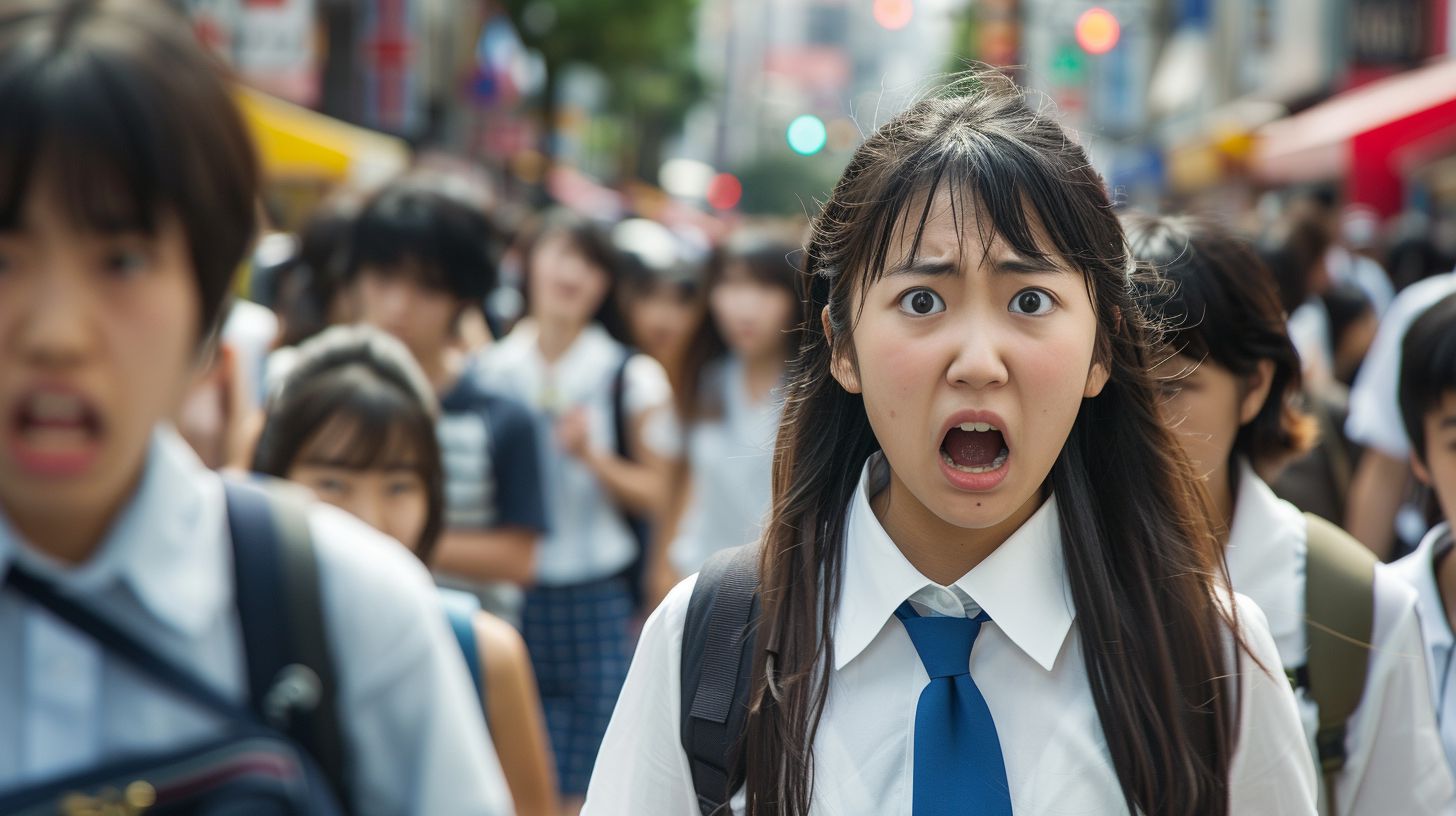 集団パニック 埼玉県 羽生市 2024年06月21日 集団パニック女性 画像