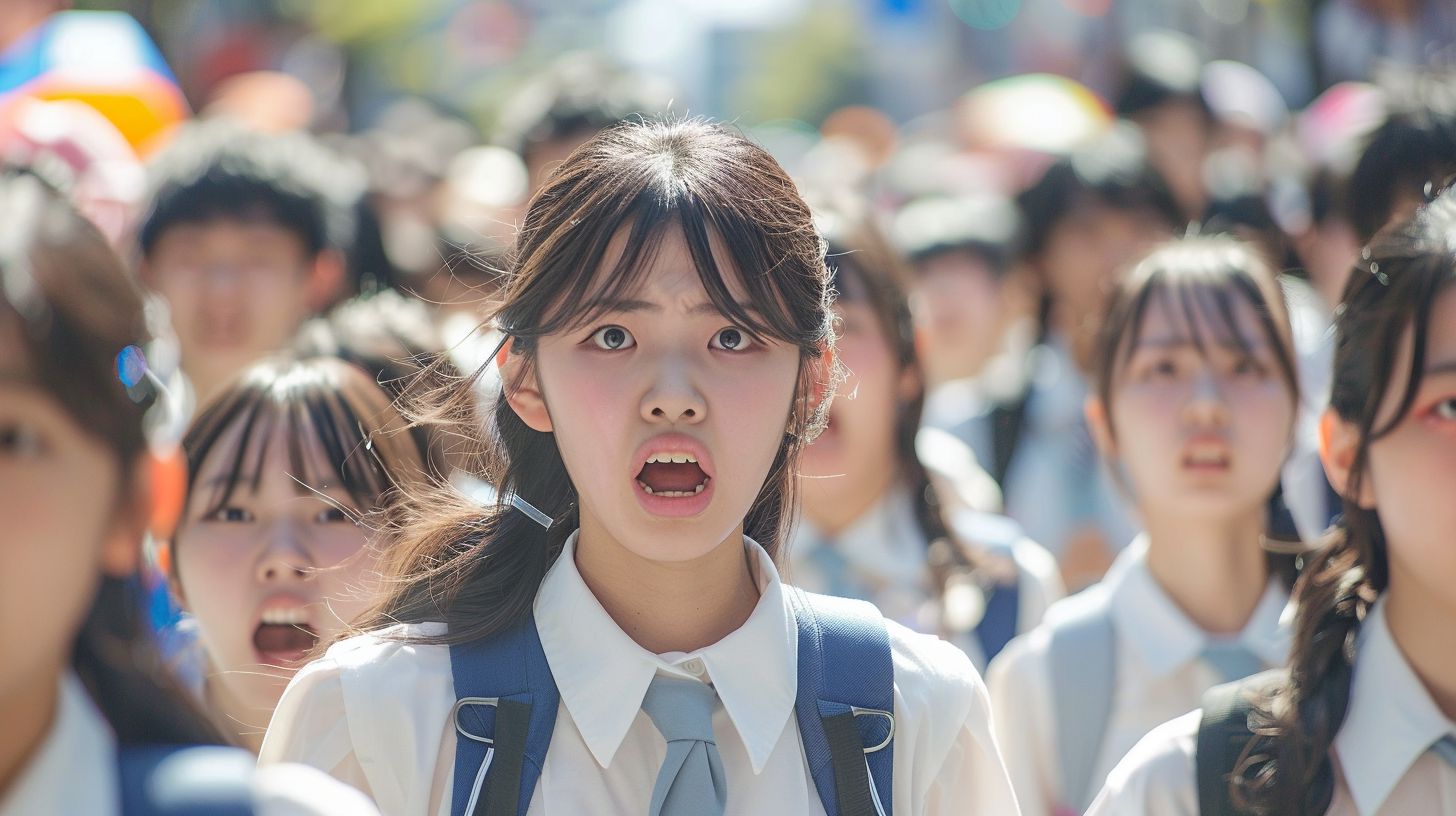 集団パニック 奈良県 生駒市 2024年07月01日 集団パニック女性 画像