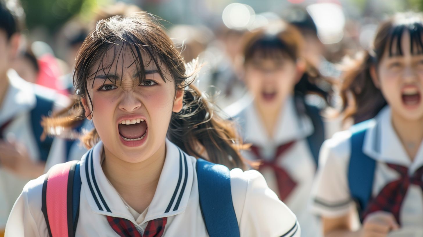 集団パニック　兵庫県　加古川市　2024年10月04日　集団パニック女性　画像