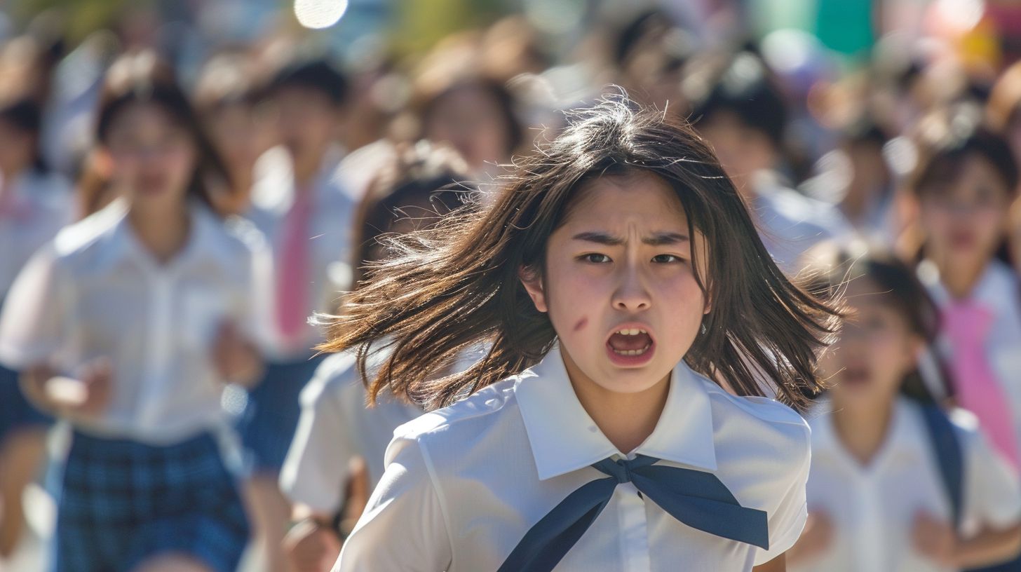 集団パニック 北海道 岩見沢市 2024年11月30日 集団パニック女性 画像