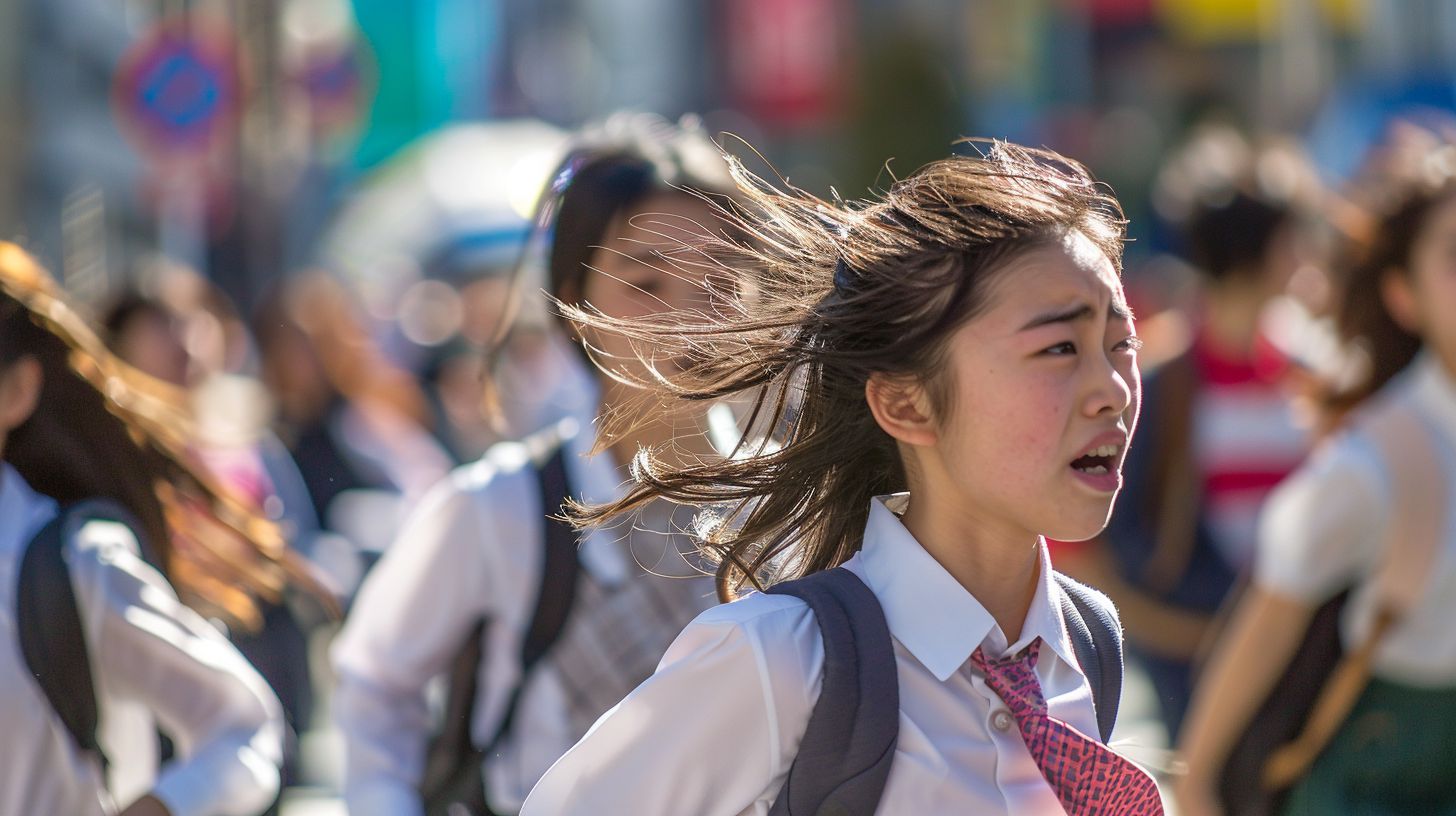 集団パニック 東京都 葛飾区 2025年01月07日 集団パニック女性 画像
