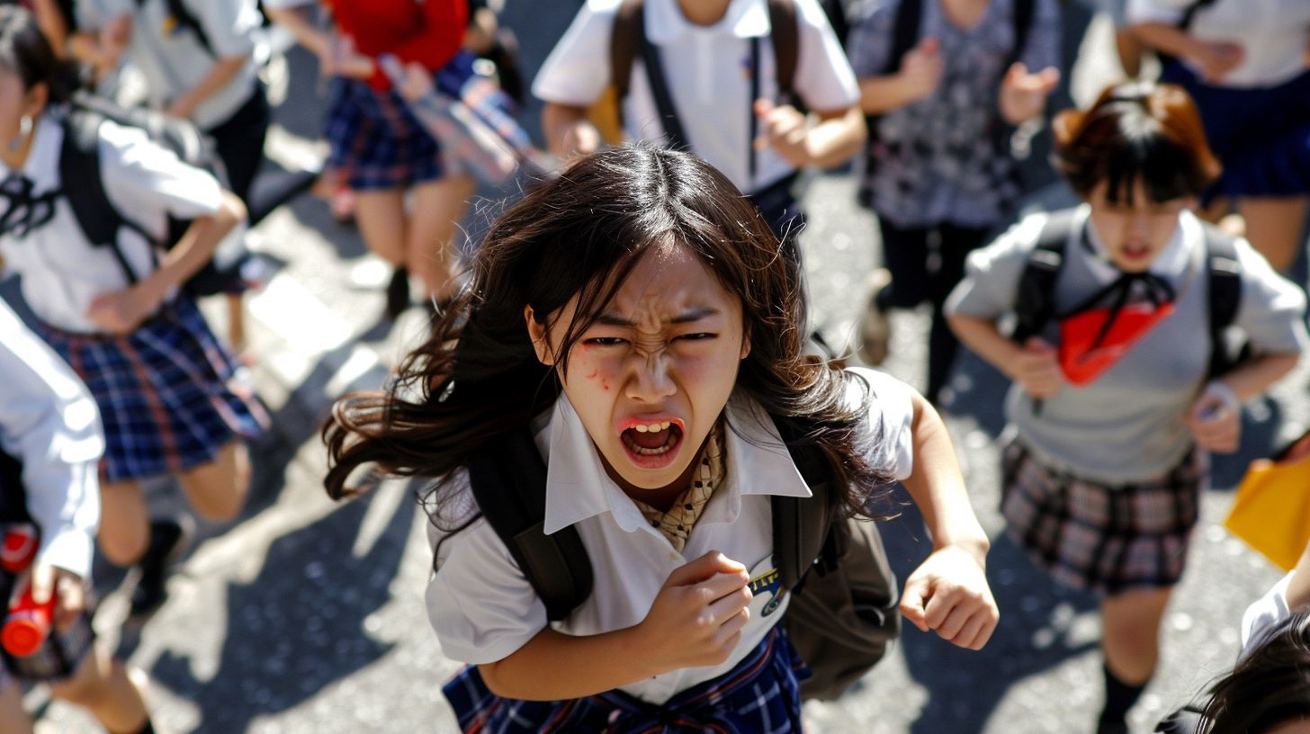 集団パニック 愛知県 東海市 2025年01月13日 集団パニック女性 画像