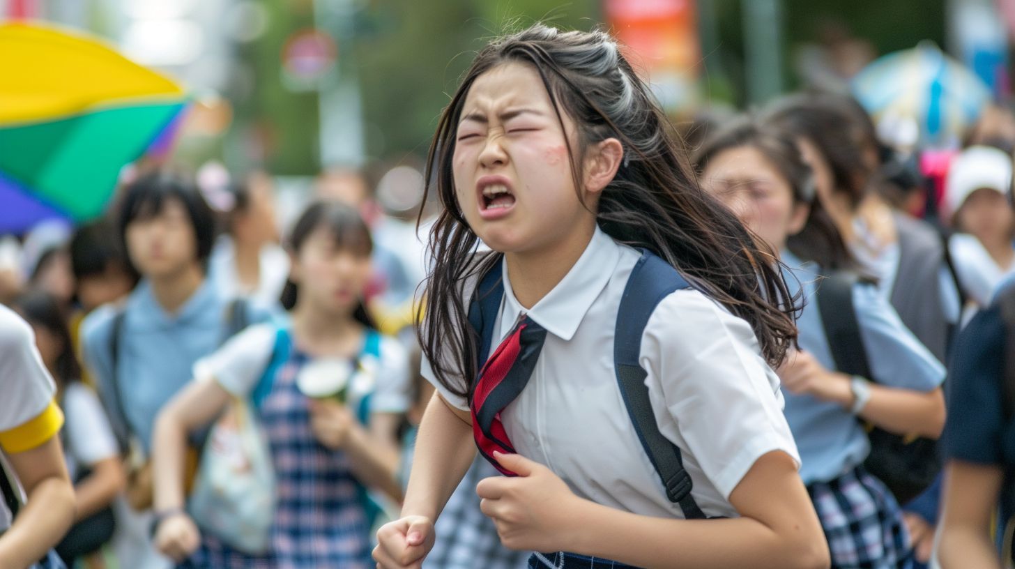 集団パニック 北海道 帯広市 2025年02月12日 集団パニック女性 画像