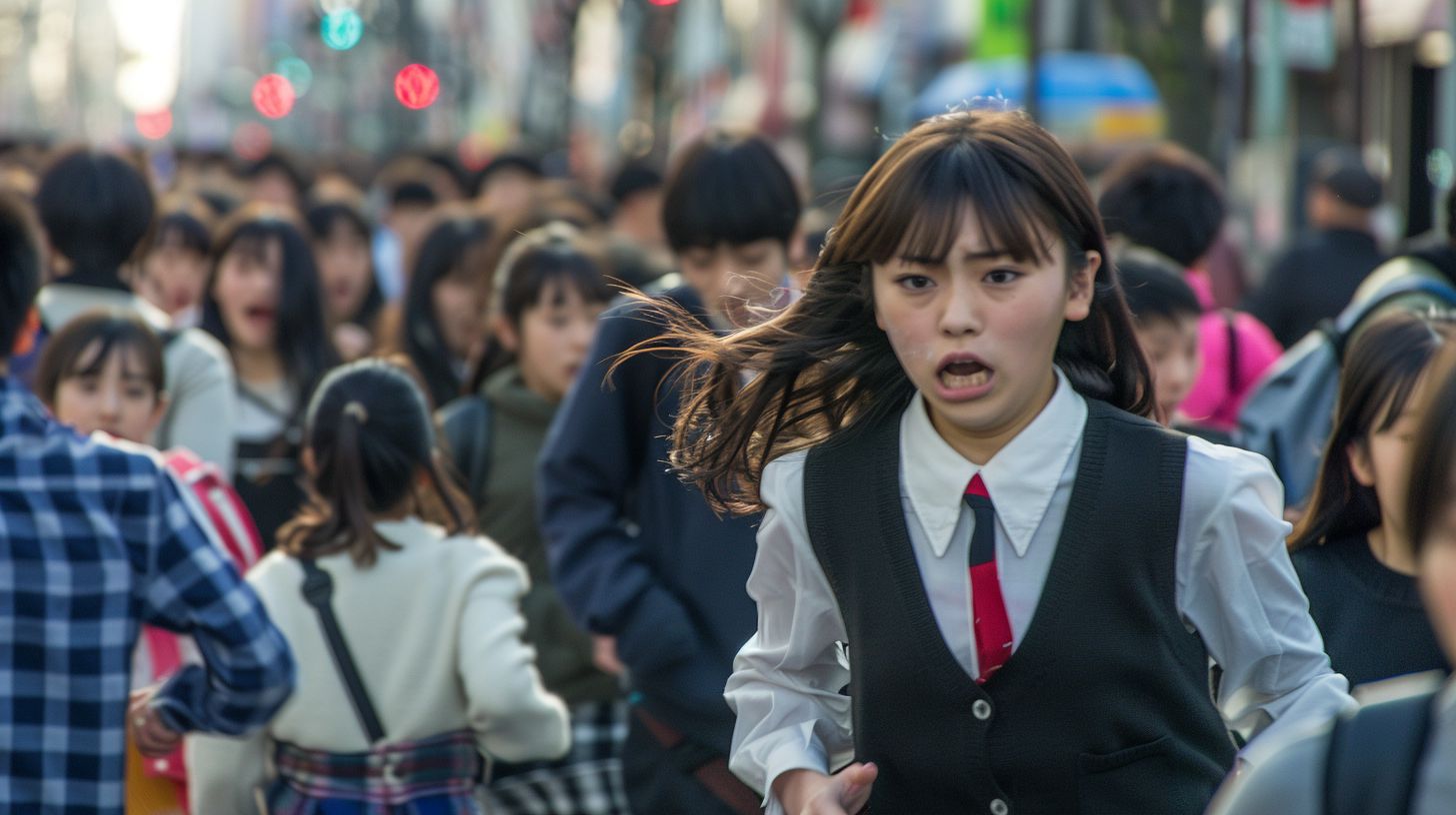 集団パニック 山口県 岩国市 2025年05月04日 集団パニック女性 画像
