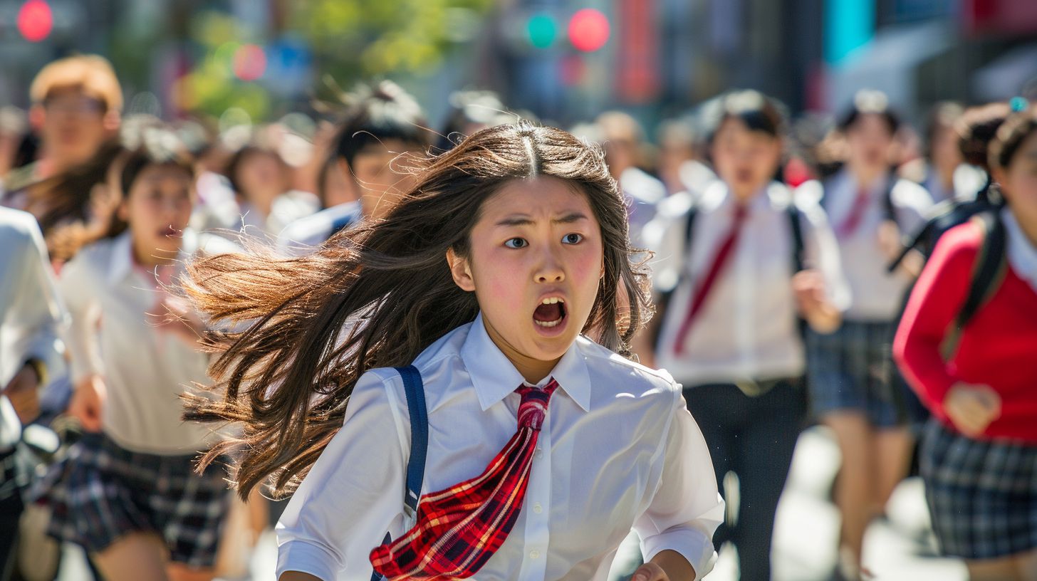 集団パニック 埼玉県 行田市 2025年05月05日 集団パニック女性 画像