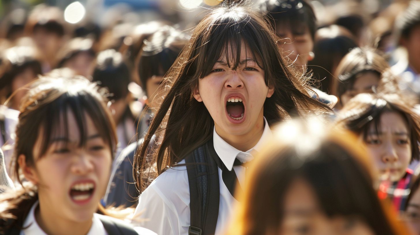 集団パニック 兵庫県 加古川市 2025年06月23日 集団パニック女性 画像