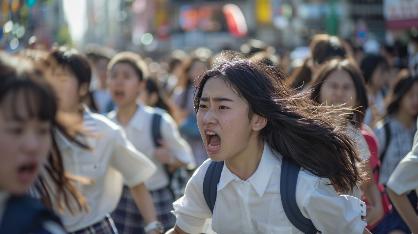 集団パニック 熊本県 玉名市 2025年09月18日 集団パニック女性 画像