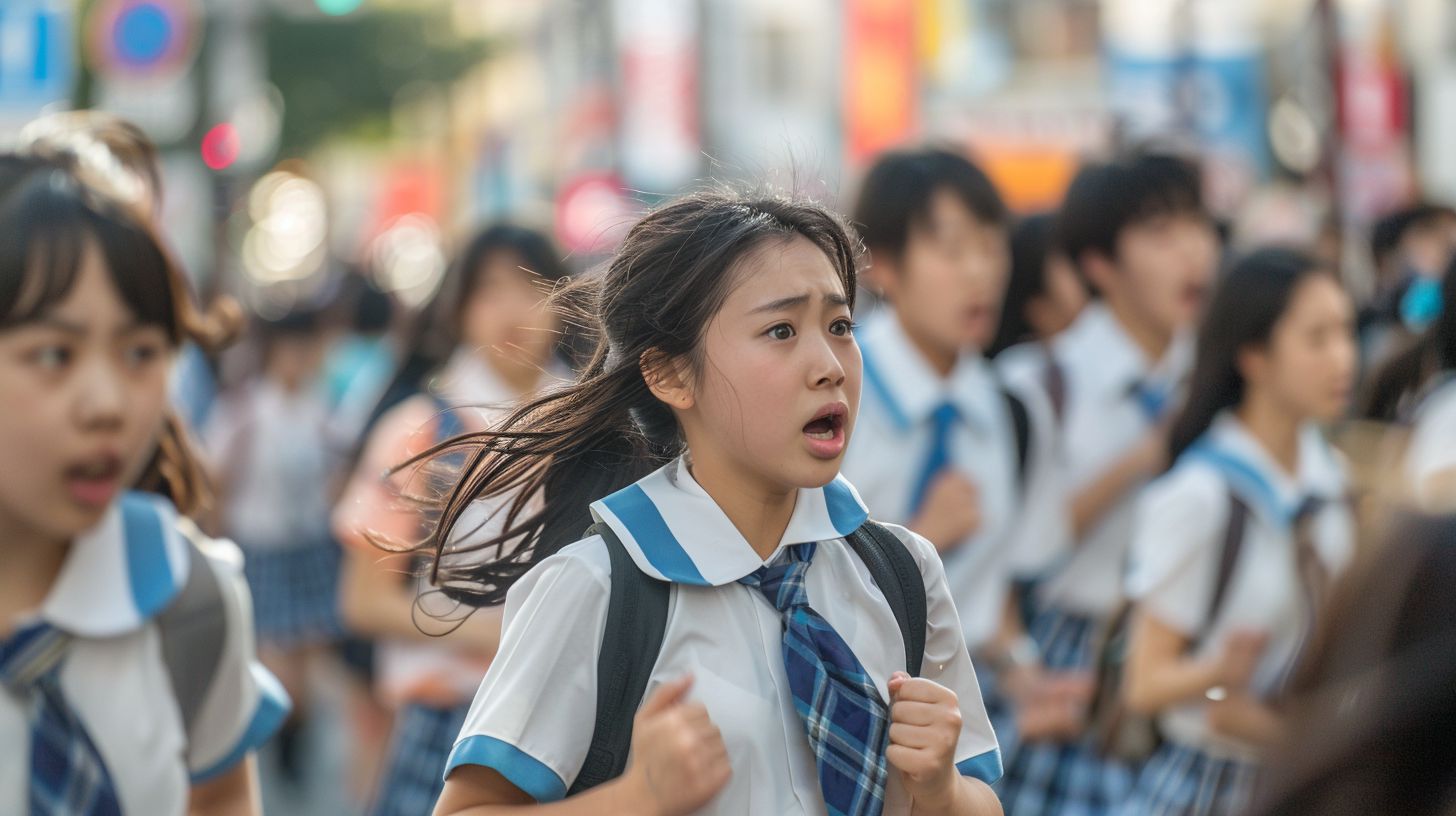 集団パニック　埼玉県　飯能市　2025年10月03日　集団パニック女性　画像