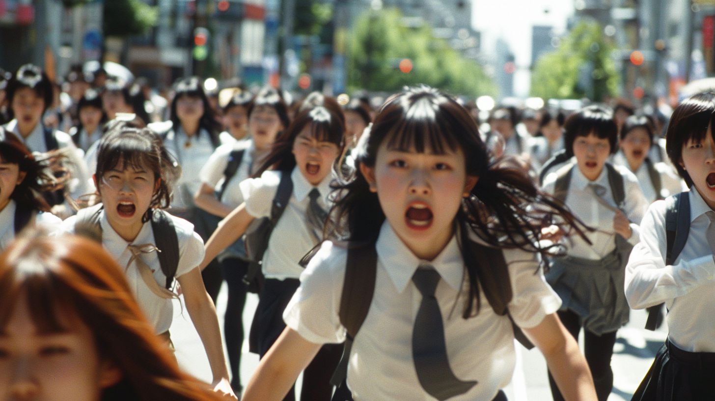 集団パニック　神奈川県　茅ヶ崎市　2025年10月31日　集団パニック女性　画像