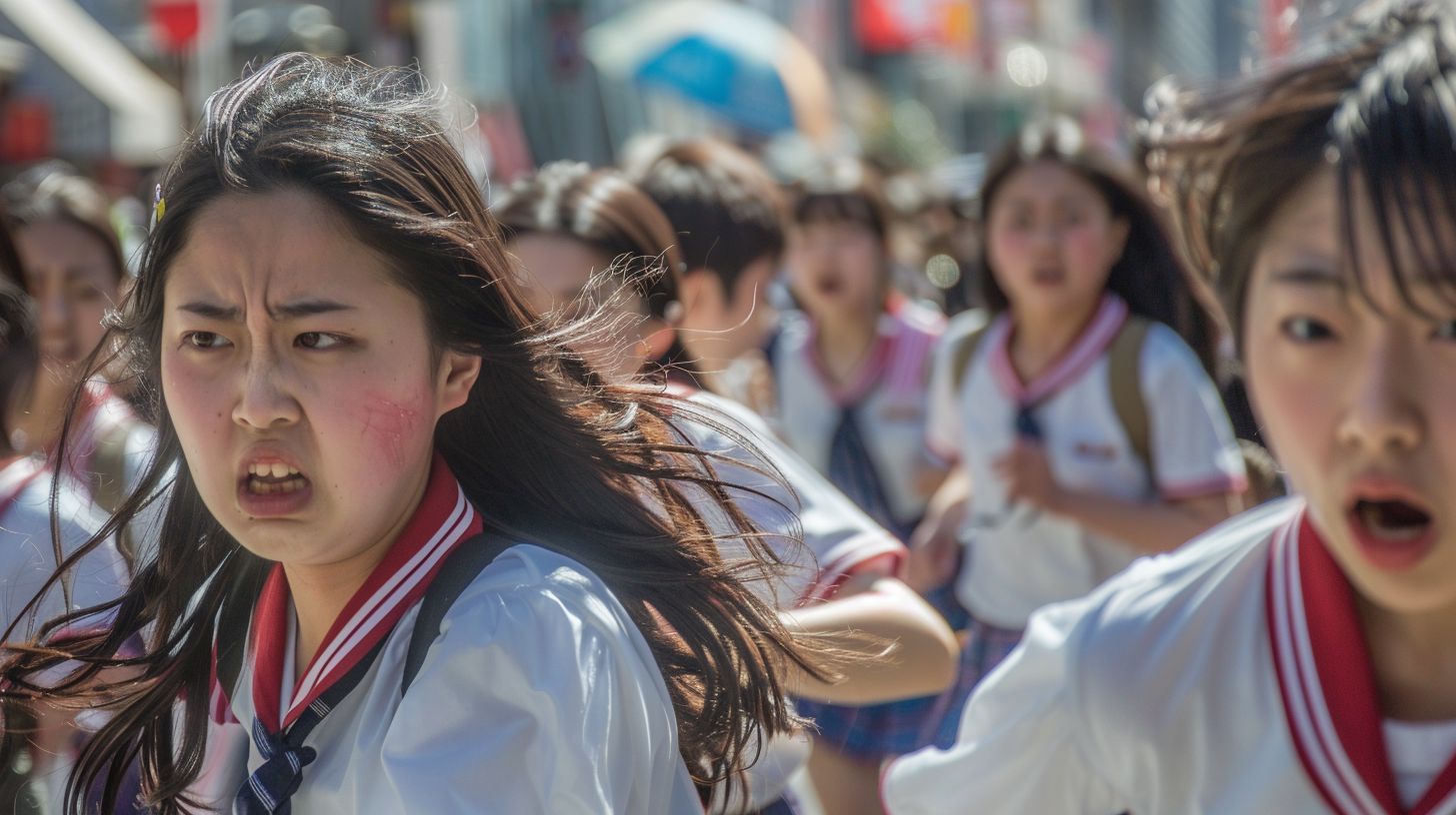 集団パニック 神奈川県 相模原市 2025年12月31日 集団パニック女性 画像