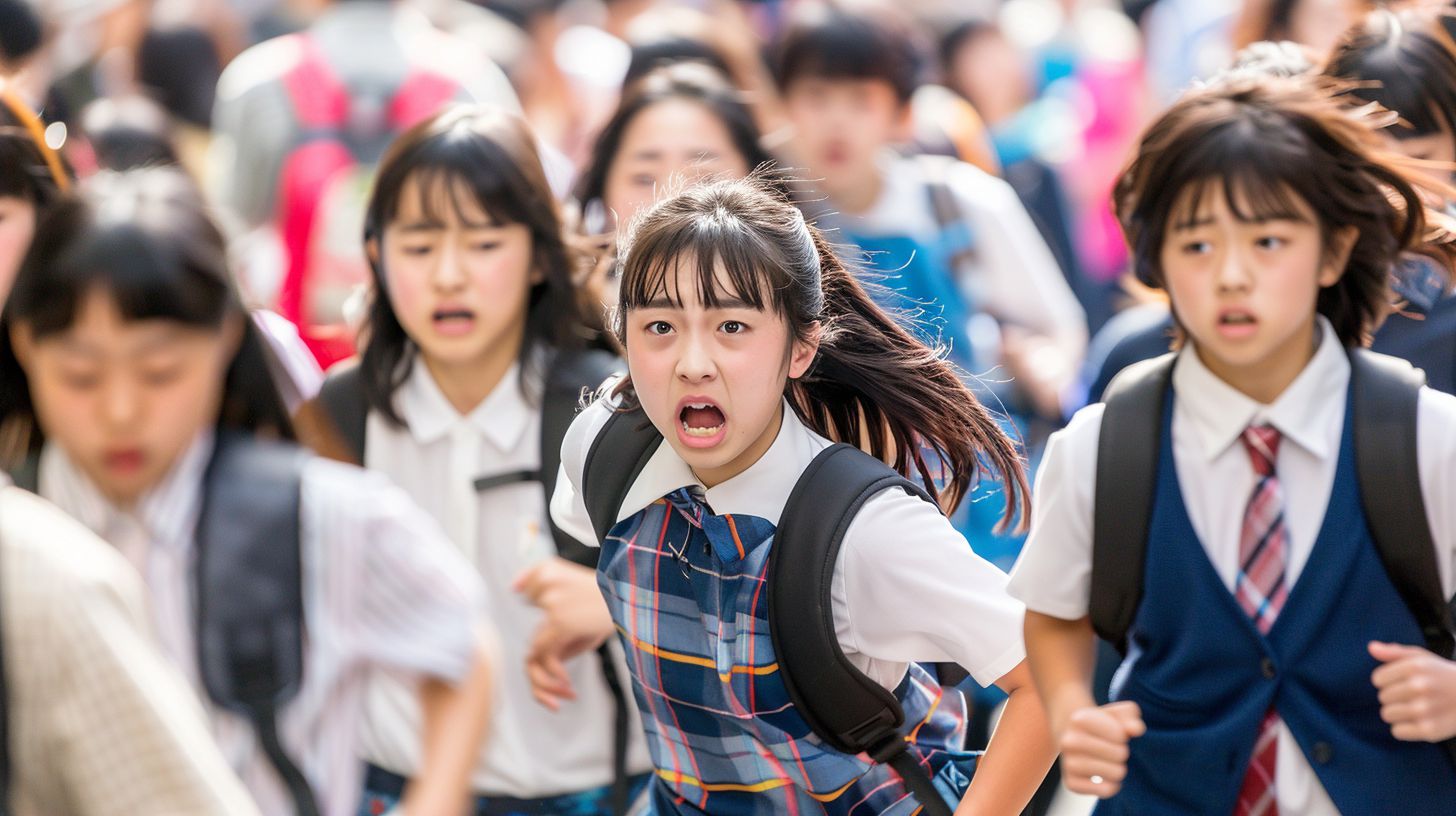 集団パニック　愛知県　瀬戸市　2026年01月08日　集団パニック女性　画像