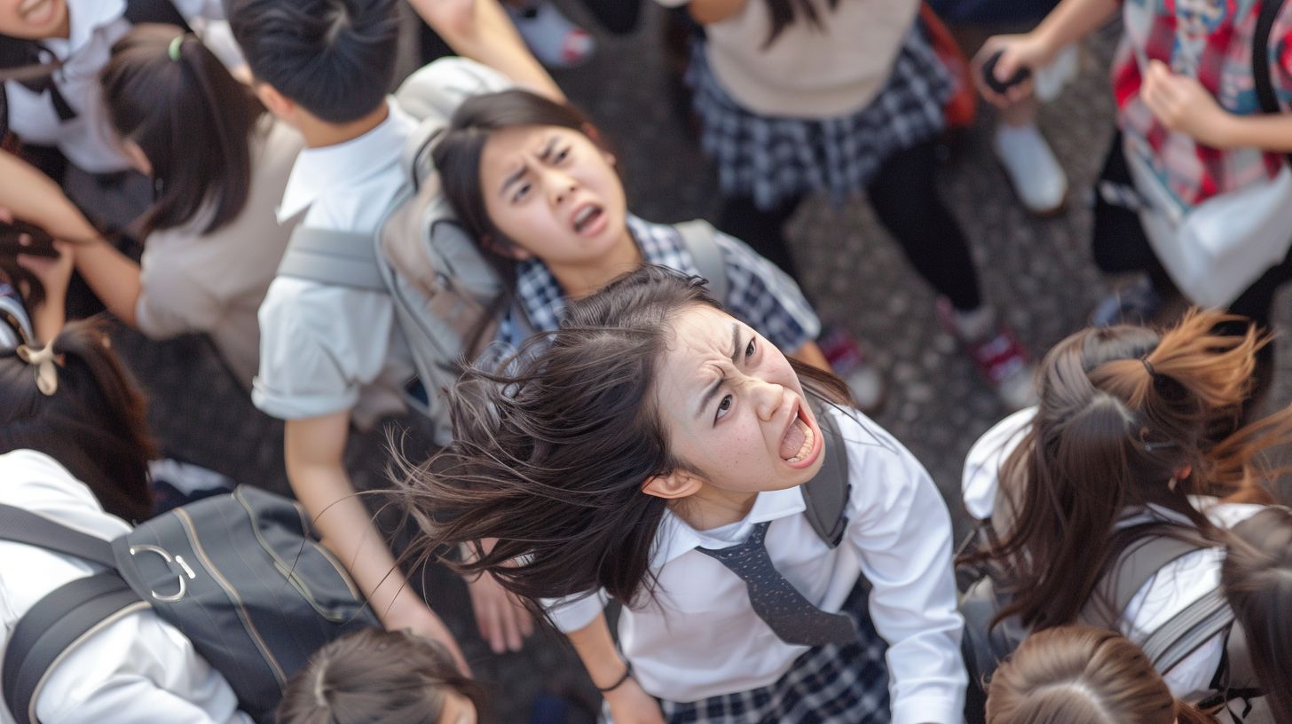 集団パニック 兵庫県 明石市 2026年04月03日 集団パニック女性 画像
