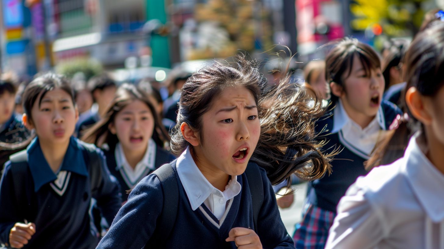 集団パニック　福島県　須賀川市　2026年04月18日　集団パニック女性　画像