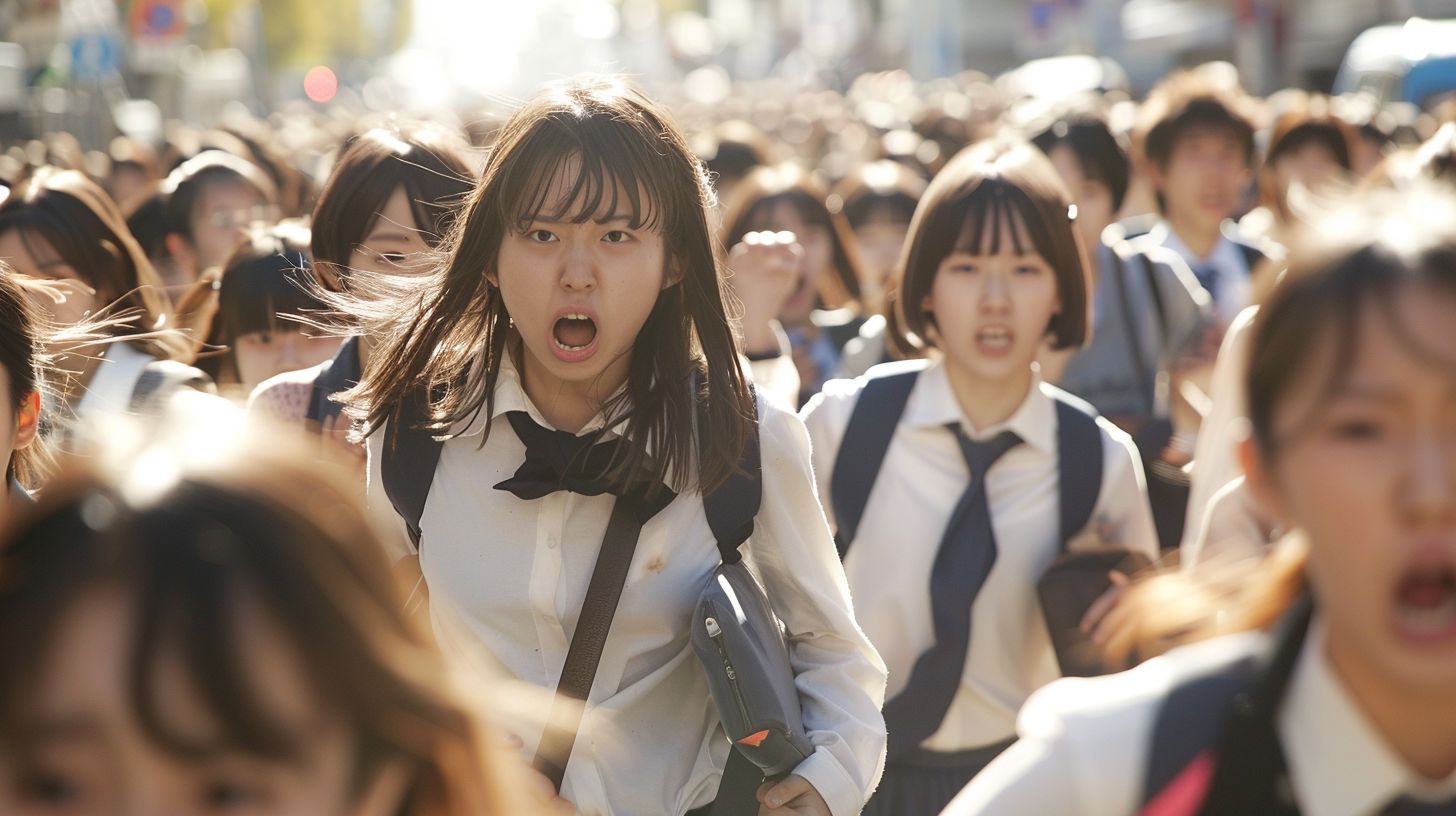 集団パニック　三重県　名張市　2026年04月27日　集団パニック女性　画像