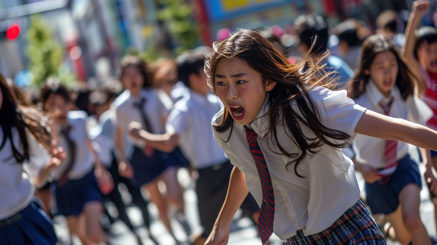 集団パニック　神奈川県　平塚市　2026年04月30日　集団パニック女性　画像