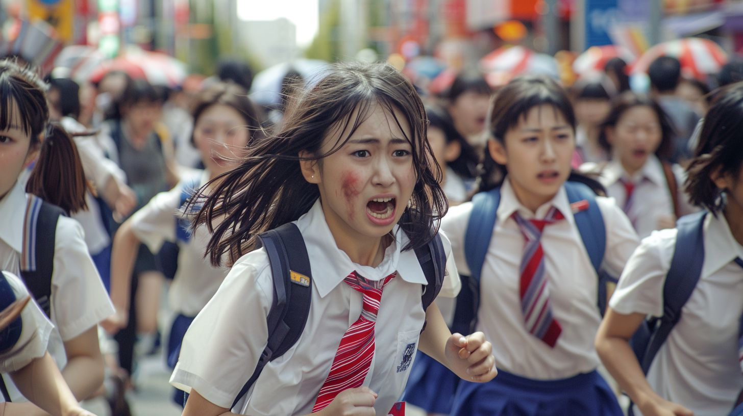集団パニック　新潟県　新潟市　2026年05月02日　集団パニック女性　画像