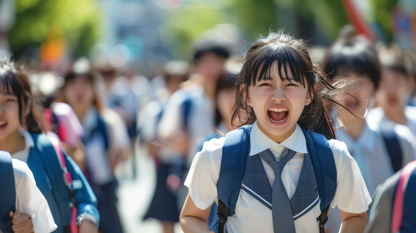 集団パニック 山形県 米沢市 2026年06月07日 集団パニック女性 画像