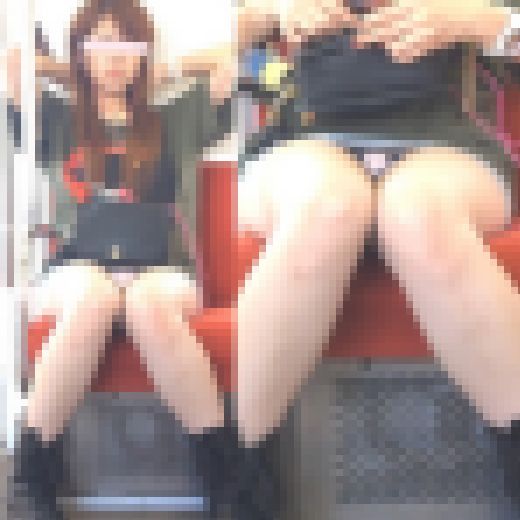 [顔出し][フルHD]パ○ツのガラまでずっと丸見えの美女、オススメ!![アップあり]電車からの風景～画像