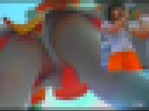 キャンギャル逆さ風64　2日連続 白生Pで大開脚！ サンプル画像