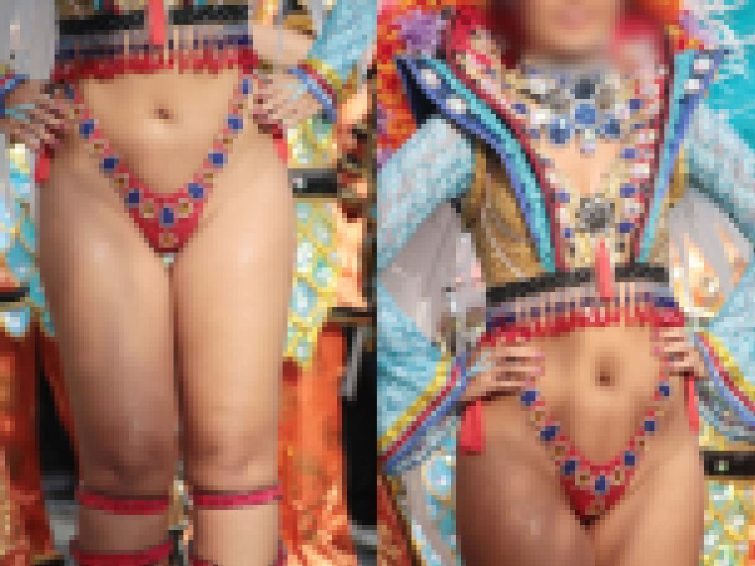 【写真】極彩色の赤ハイレグ！肉感的なアマゾネスダンサー　神盛り570枚！ vol.1 サンプル画像