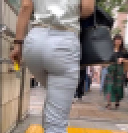 【2名・PITTAっとフィットするパンツスーツ着衣尻】 サンプル画像