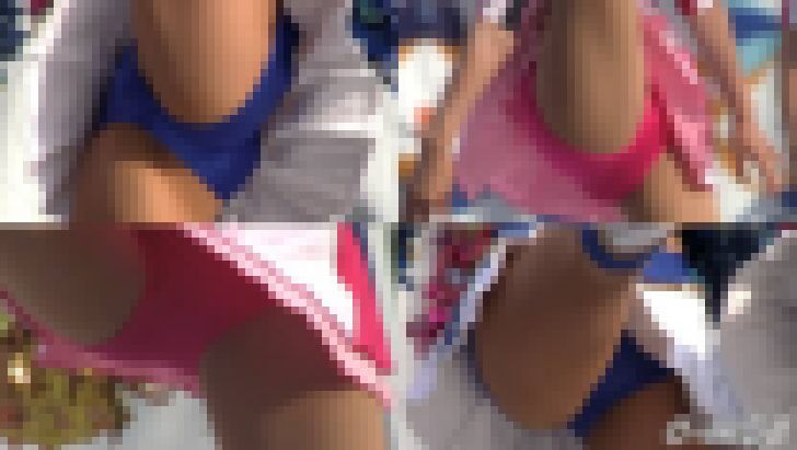 Super高画質盤 チアガール No23 ピンクアンスコVS青アンスコ FULL HD サンプル画像