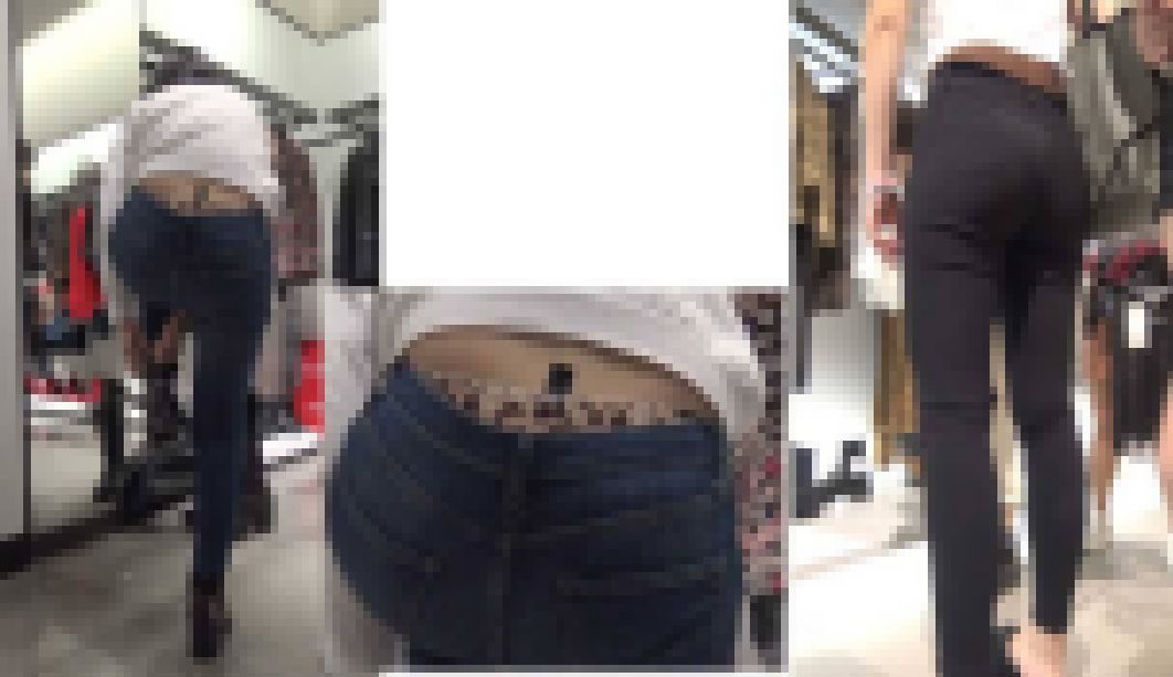 某洋服店に居たムチ尻JD２名 サンプル画像