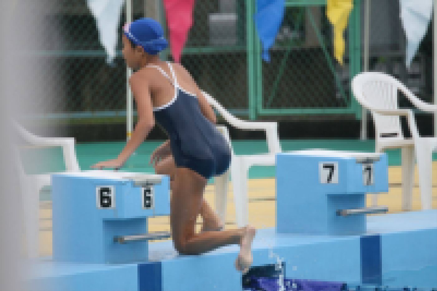 競泳大会風景静止画012 画像