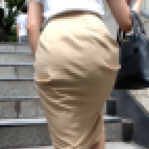 【ベージュのエロ尻】エロ尻の極意！ベージュのエロ尻タイトスカートの危険レベルのエロさ！即イキ必死！【472】 サンプル画像