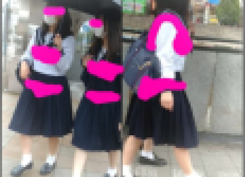 セ～ラ～女子◯生さん二人！追いかけ～おっぱい覗き～ サンプル画像