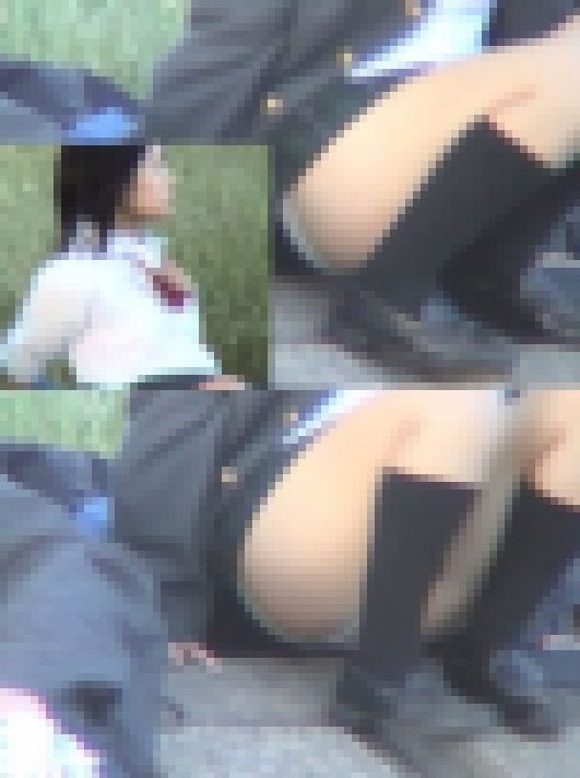 J○ スカートめくり上げ パンチラ 接写撮影画像