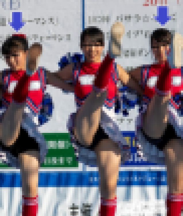 【写真高画質】チア３４　【悲報】黒スパッツだと思ったがよく見たらはみパンしていた件Part.2 サンプル画像